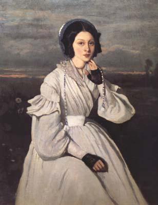 Jean Baptiste Camille  Corot Portrait de Madame Charmois (mk11) France oil painting art